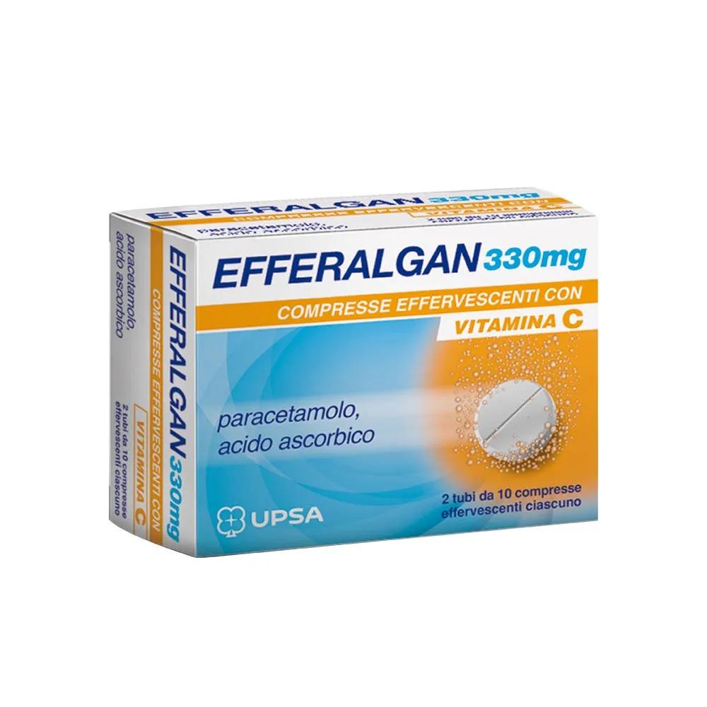 Efferalgan Con Vitamina C 330 mg 20 Compresse Effervescenti