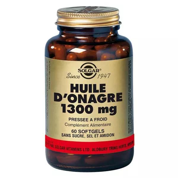 Solgar aceite de onagra 1300 mg 60 cpsulas