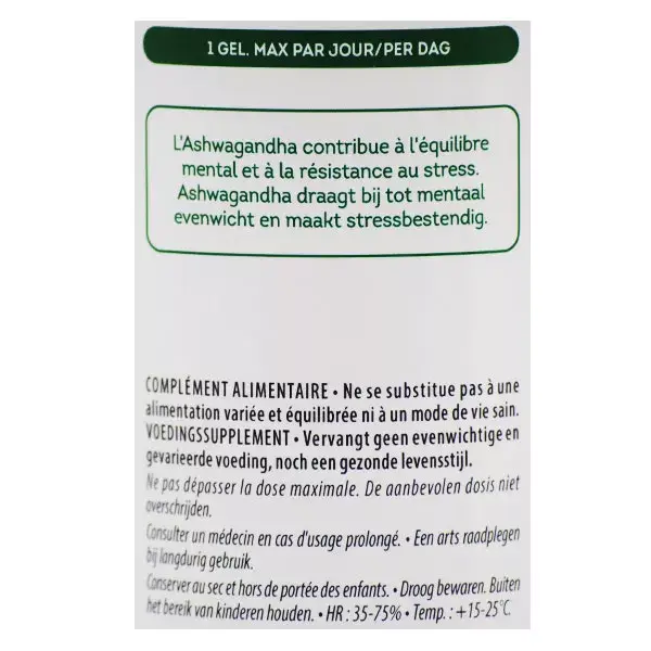 Be-Life Ashwagandha 5000 Bio 90 gélules