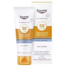 Eucerin Sun Protection Sensitive Protect Crème Solaire Visage SPF50+ 50ml