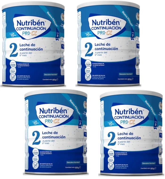 Nutribén ProAlfa 2 Vervolgmelk 4x800 gr