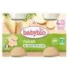 Babybio Légumes Pot Panais +4m Bio 2 x 130g