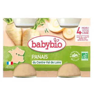 Babybio Mes Légumes Pots Pastinata dai 4 mesi 2 x 130g