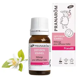 Pranarom PranaBb Mélange pour Diffusion Sommeil Bio 10ml