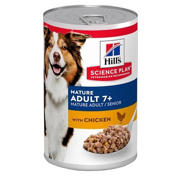 Hill's Science Plan Mature Bocconcini Pollo Per Cani Adulti Lattina 370G