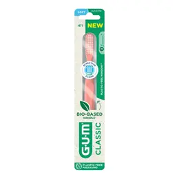 Gum Brosse à Dents N°411 Classic Souple Grande Tête