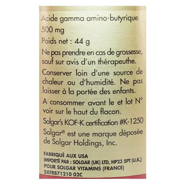 Solgar GABA 500 mg cps veg 50