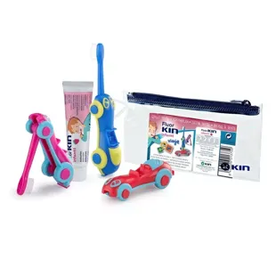 Kin Kids Reise-Starter-Kit Zahnbürste + Zahnpasta 25 ml