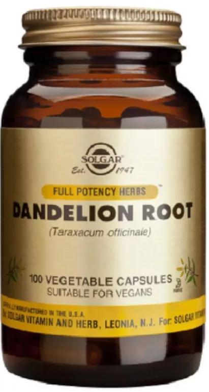 Solgar Dandelion 100 Vegetable Capsules