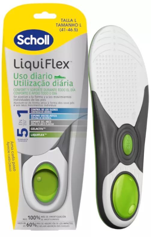 Imagen de Scholl Plantillas Liquiflex Soporte Diario Hombre 1 Par (Talla 41-46,5)