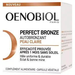 Oenobiol Perfect Bronze Autobronzant Peau Claire 30 gélules