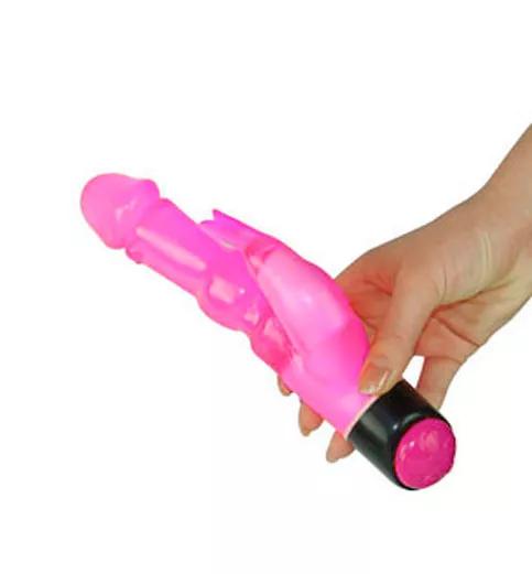 Imagen de Vibe Therapy Consolador Masajeador Personal Rabbit Rosa