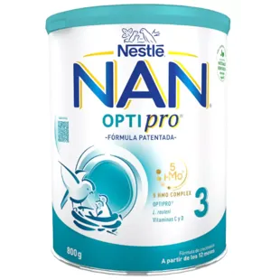 Nestlé Nan Optipro 3 Leche Crecimiento 800 gr