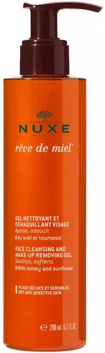 Nuxe Rêve de Miel Gel Limpiador y Desmaquillante Rostro 200 ml