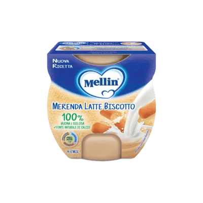 Mellin Merenda Latte E Biscotto 2 x 100 g