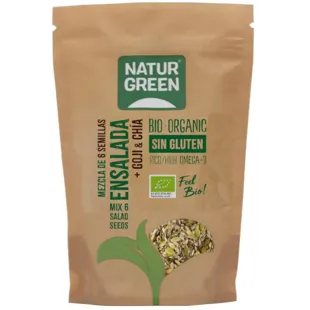 NaturGreen Mix 6 Sementes Orgânicas de Goji e Salada de Chia 225 gr
