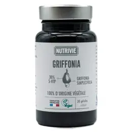 Nutrivie Griffonia Stardardisé 30% 5-HTP Vegan 30 gélules