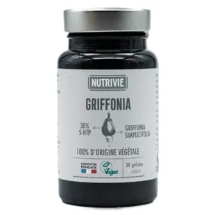 Nutrivie Griffonia Stardardizzata 30% 5-HTP Vegan Integratore Alimentare 30 capsule