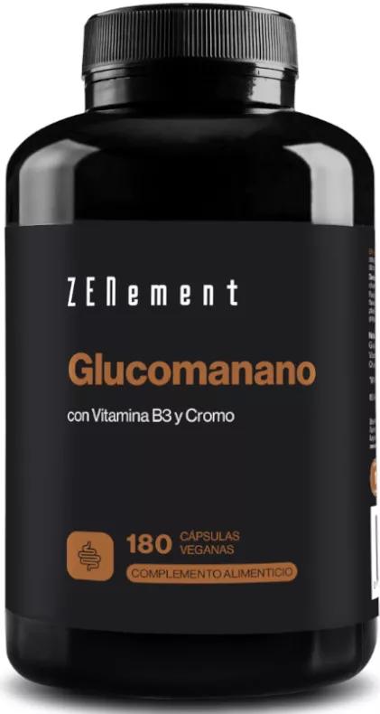 ZENement Glucomannane + Vitamine B3 et Chrome 180 Gélules