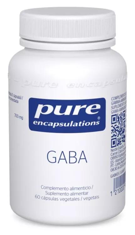 Pure Encapsulations GABA 60 Cápsulas Vegetales