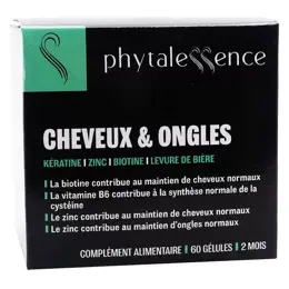 Phytalessence Cheveux et Ongles 60 gélules