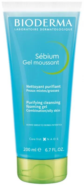 Bioderma Sebium Gel Moussant 200 ml Tube