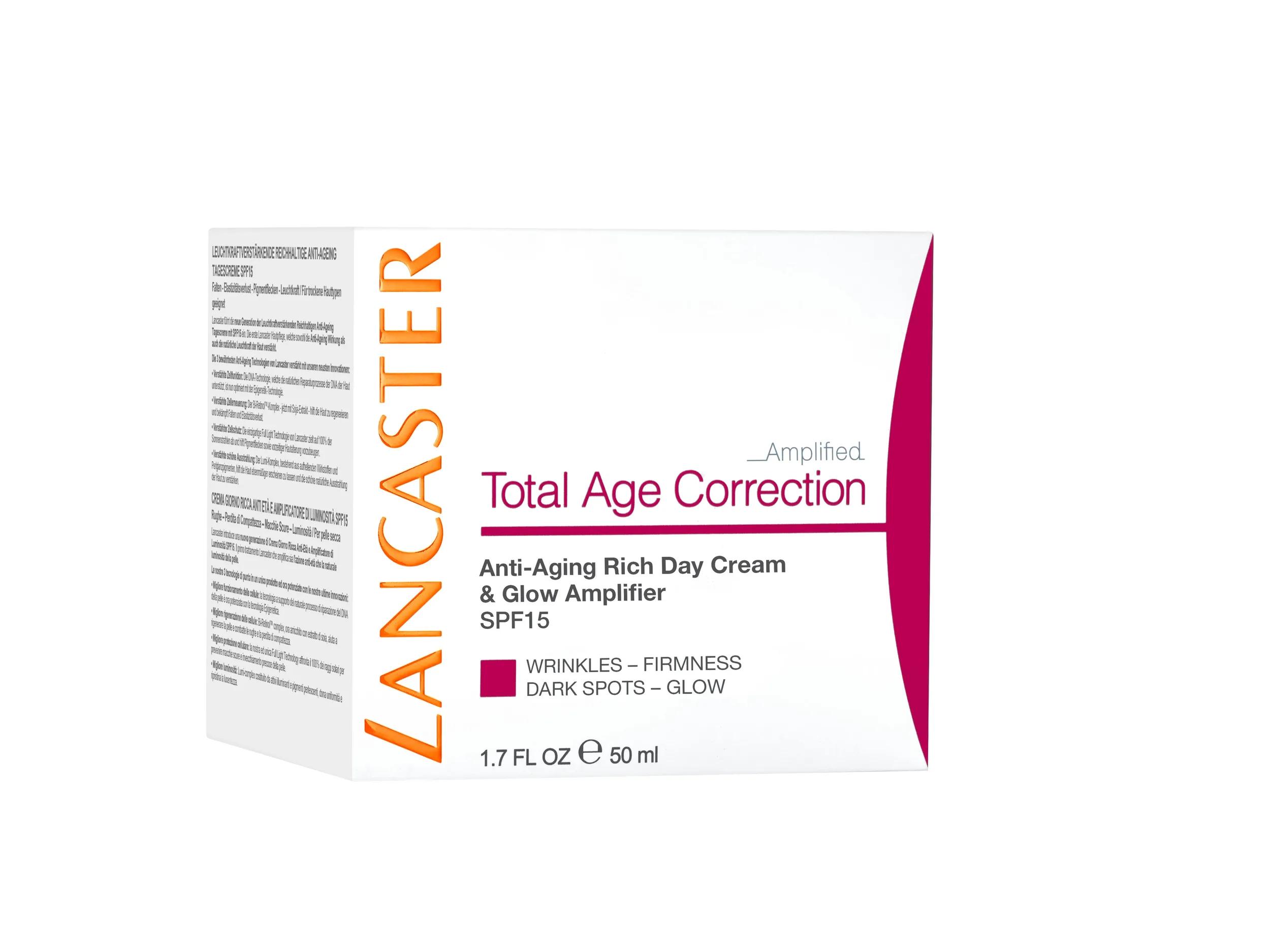 Lancaster Total Age Correction Crema Anti-Età Ricca da Giorno Spf15 50 ml