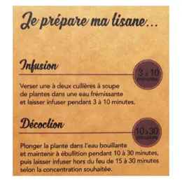 Nat & Form Tisane Aubier de Tilleul Blanc Bio 100g