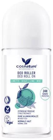 Cosnature Desodorante Roll-On 24H Menta & Lima 50 ml