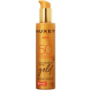 Nuxe Sun Bronzer Oil Gold Face and Body SPF50 150 ml