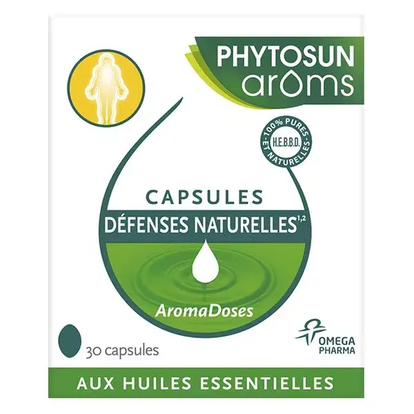 Defensas de Phytosun Aroms Aromadoses natural 30 cápsulas