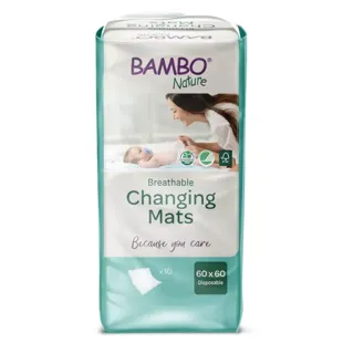 Bambo Nature Fasciatoio per Bambino 60x60cm 10 unità