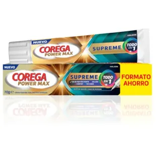Corega Supreme Crema Fijadora Prótesis Dentales 70 gr