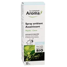 Le Comptoir Aroma Air Pur Spray Ambiant Assainissant Menthe Citron Bio 30ml