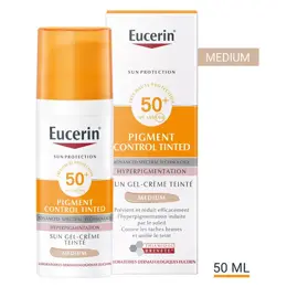 Eucerin Sun Protection Pigment Control Gel-Crème Teinté Anti-Taches SPF50+ 50ml