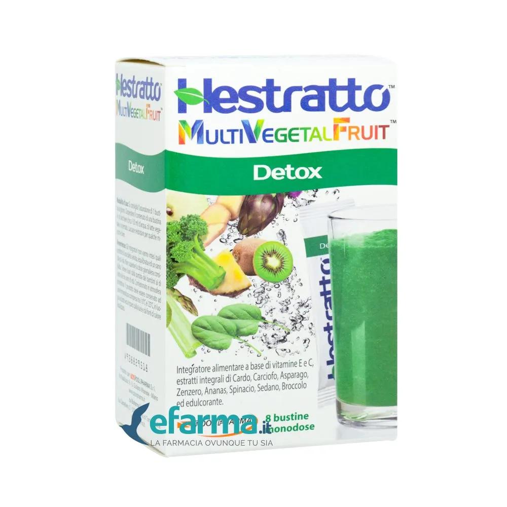 Hestratto MultiVegetalFruit Detox Integratore Depurativo 8 Bustine