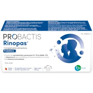Probactis Rinopas Strawberry Flavor 30 Tablets