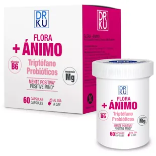 DRKU Flora Ánimo 60 Vegetable Capsules