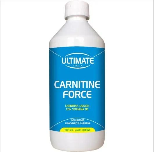 Ultimate Sport Carnitine Force Integratore di Carnitina 500 ml