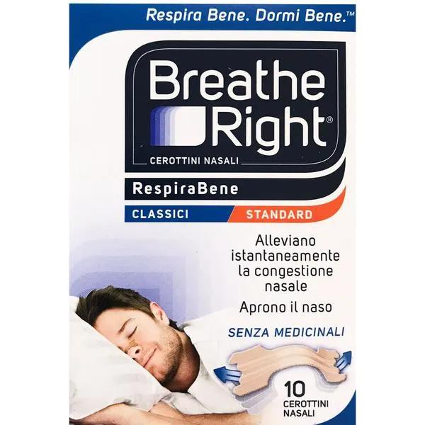 Breath Right Cerottini RespiraBene Nasali Classici Standard 30 Pezzi