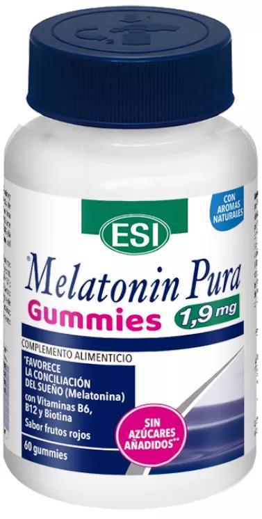 Melatonina pura ESI 1,9 mg 60 caramelle gommose