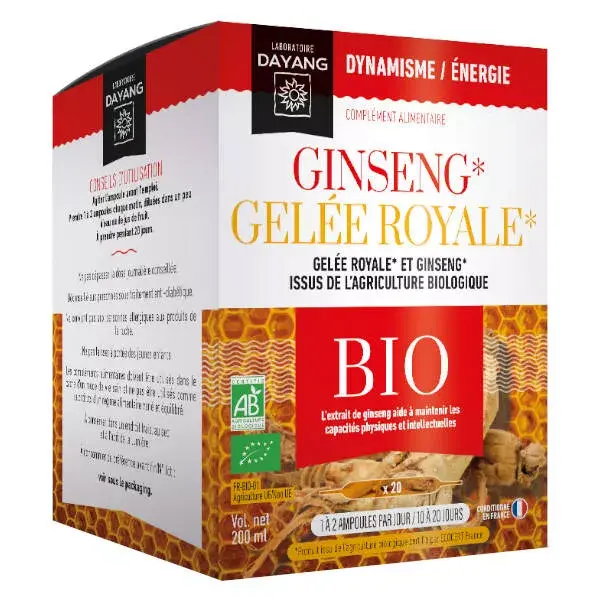 Dayang Ginseng Pappa Reale Bio 20 fialette