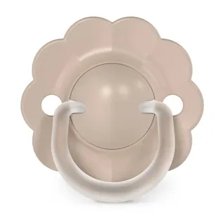 Suavinex Wonderland Pacifier Physiological Silicone Teat SX Pro Round Shield Plain Beige 0-6m