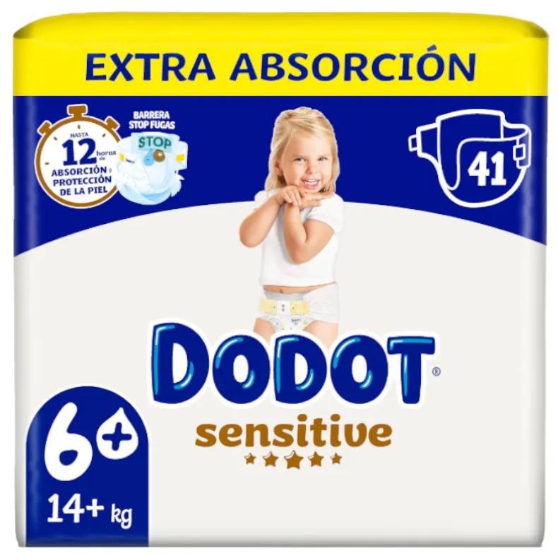 Dodot Couche Sensitive Extra T6 + 14kg 44uds