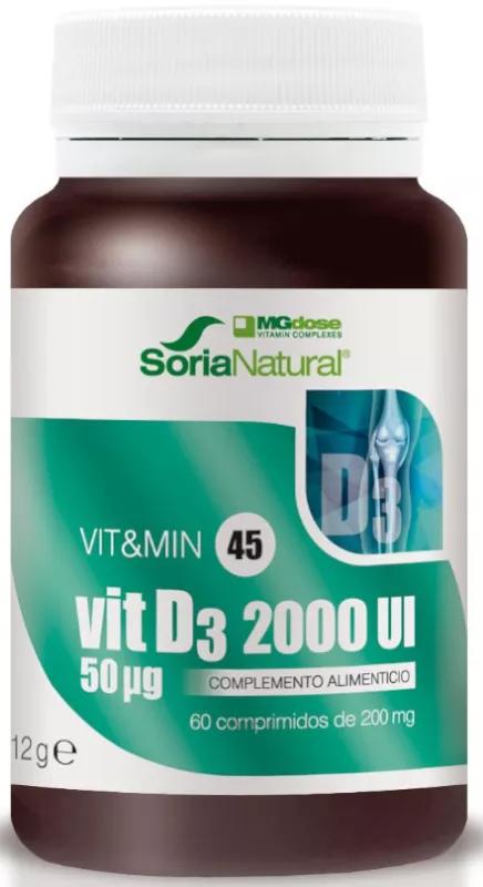 Soria Natural Vit&Min 45 Vit D3 2000 Ul 60 Comprimidos