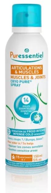 Cryo Pure Spray Gewrichten en Spieren Puressentiel 150ml