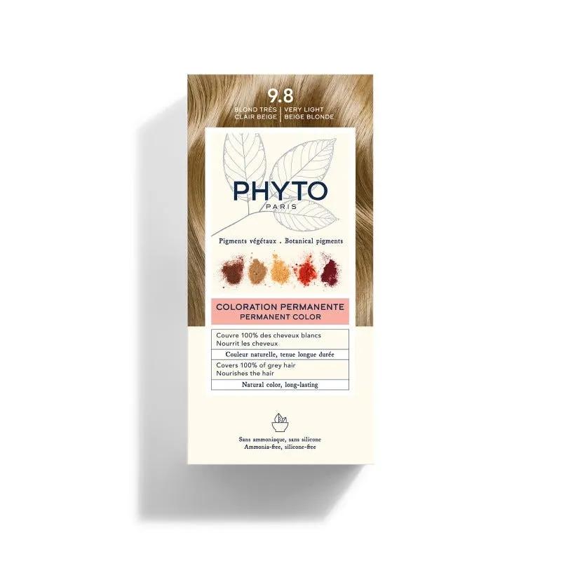 Phyto Phytocolor 9.8 Biondo Chiarissimo Cenere Colorazione Permanente Per Capelli