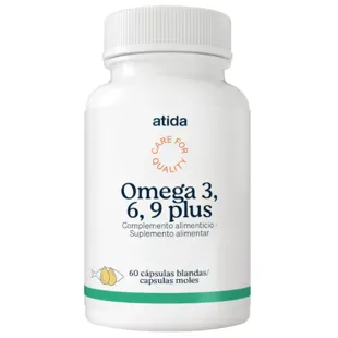 Atida Omega 3,6,9 Plus 60 cápsulas moles