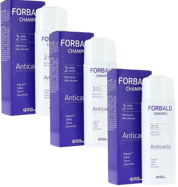 Shampooing anti-chute Inter-Pharma Forbald 3x250 ml