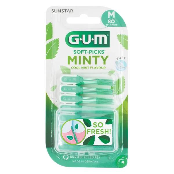 GUM® SOFT-PICKS® COMFORT FLEX MINT Stick interdental mediano x80